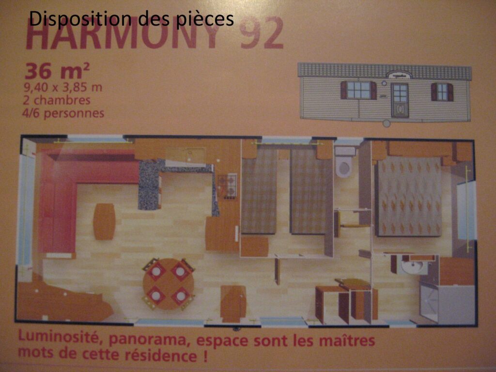 disposition des pieces