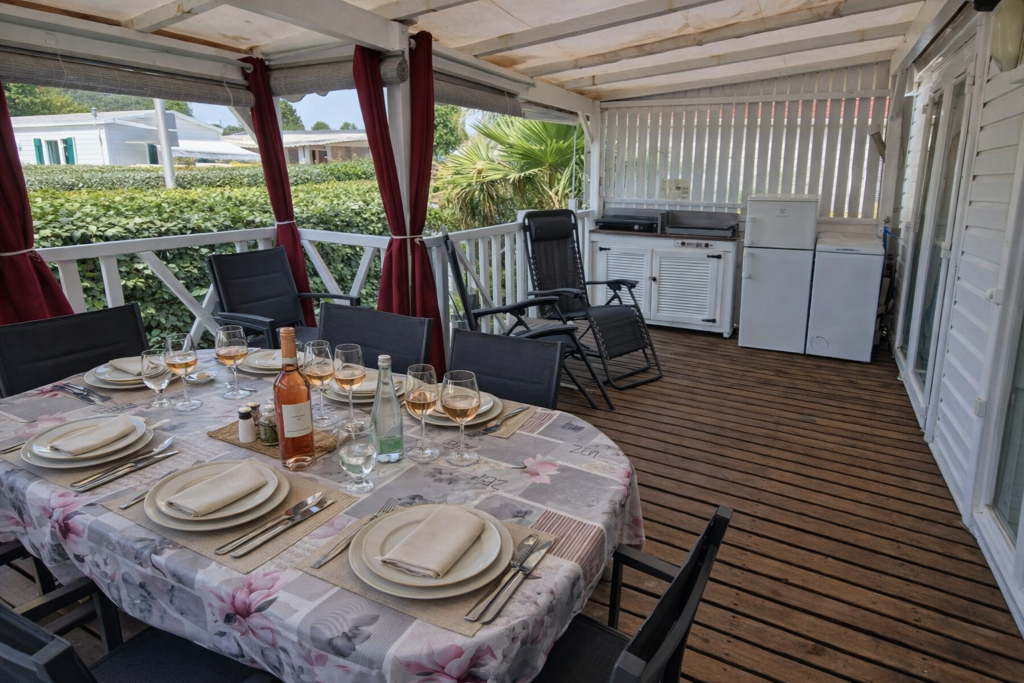 Terrasse cuisine d'été